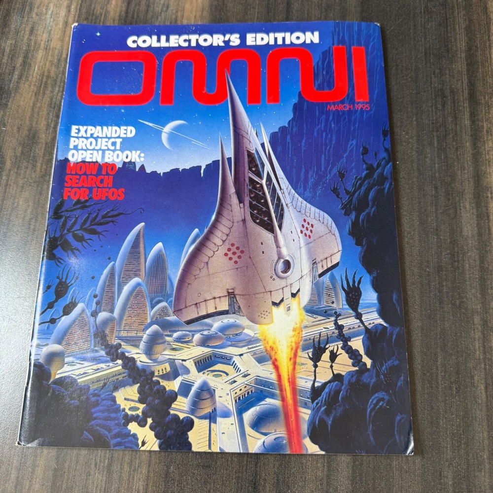 OMNI Magazine Collector's Edition‎ March 1995 UFOs Sci-Fi Vintage